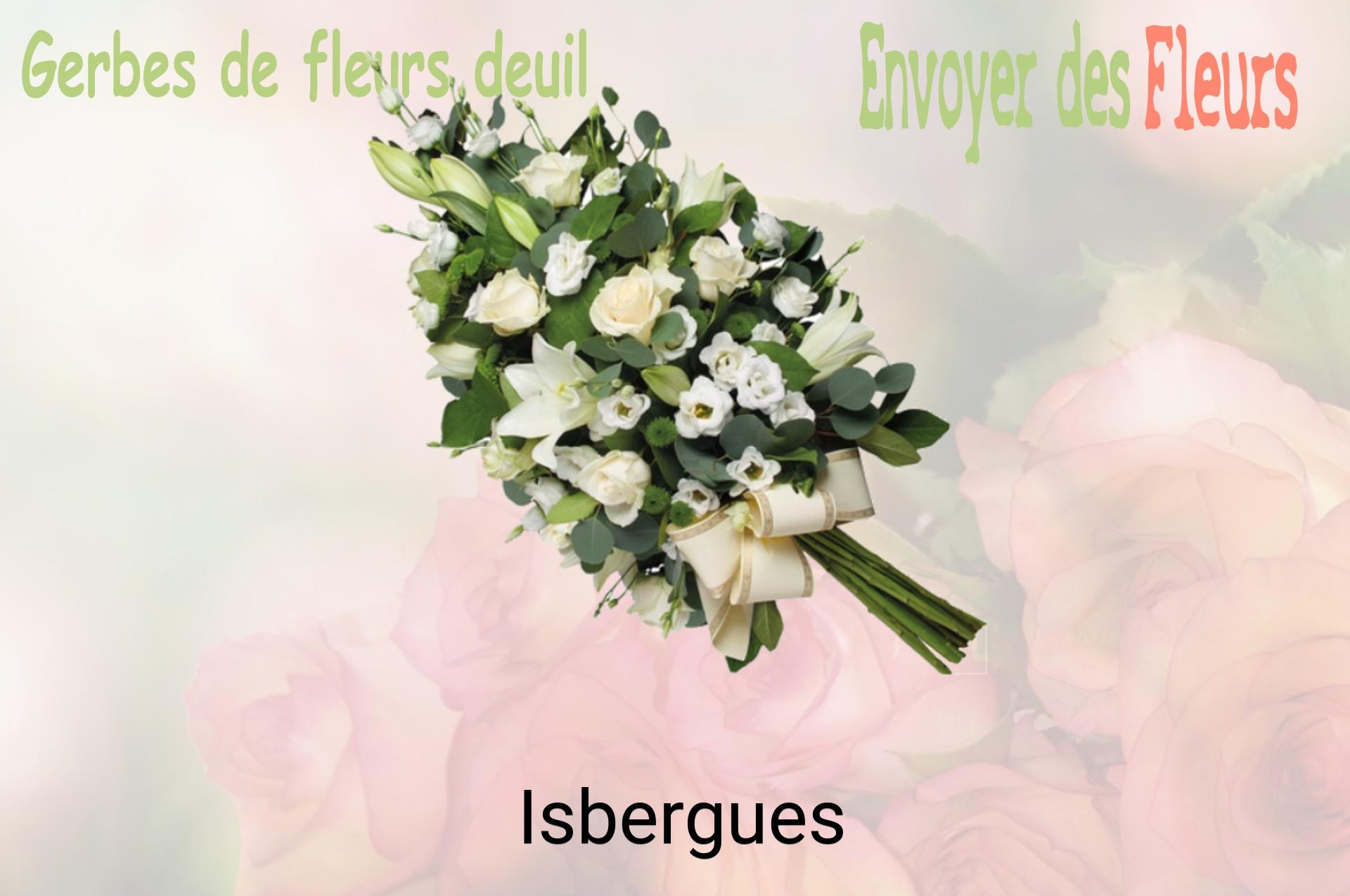 Gerbe de fleurs de deuil livrée à Isbergues